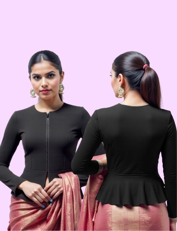 Back View plain-back-long-sleeves-sleeve-black-main-front-plain-front-back-plain-back