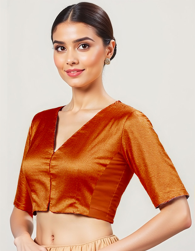 Left Sleeve View plain-back-elbow-sleeves-sleeve-tissue-orange-sleeve_left-plain-sleeve-left